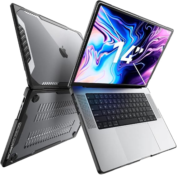 SUPCASE for MacBook Pro 14 Inch Case 2021-2026, Anti-Scratch, Black