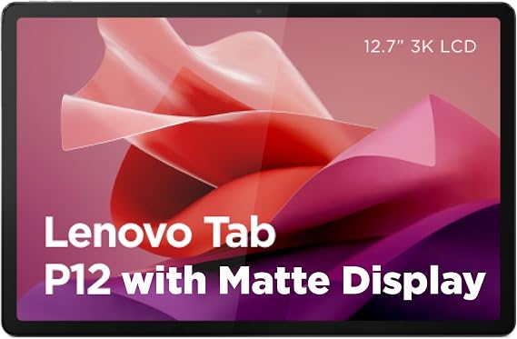 Lenovo Tab P12 Android Tablet | 12 inch 3K LTPS Matte Display | 128GB | Wi-Fi 6 | 8GB RAM Tab Pen Plus | Sage