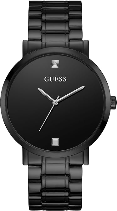 Guess Stainless Steel Genuine Diamond Dial Watch