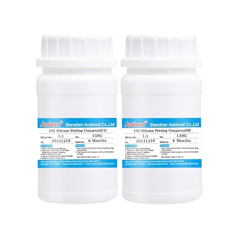 UL94-V0 Thermally Conductive Silicone Encapsulating and Potting Compound Heat-Resistant,High Thermal Conductivity,Seal,Mask,Waterproof & Insulate Electrical Circuits (192 0.8W/M.K Gray 300G)