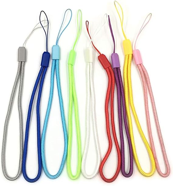 Colorful Braided Hand Wrist Strap Band Hand Rope Lariat for Game Boy Adance GBA/GBA-SP Console (White)