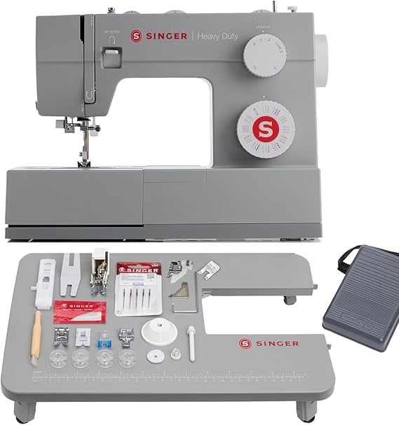 SINGER 4452 Holiday Bundle Heavy Duty Sewing Machine + Accessory Kit