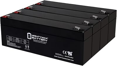 Mighty Max Battery 12V 2.3AH F1 SLA Replacement Battery Compatible with Bio-Tek Instruments RF303 Analyzer - 4 Pack