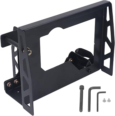 Planer Stand, Electric Planer Flip Support Shelf, Easy to Use, Hand Planer Steel Plate Compact Black Matte Painted Stable Structure with Wrench for Woodworking DIY