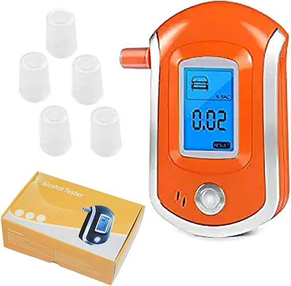 Portable Tester DigitalDisplay Screens BreathAlyzer Drunk Driving Analyer Personal Breath Allizer
