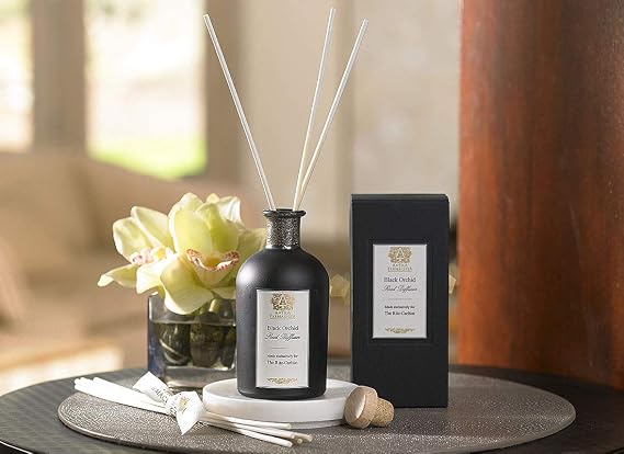 The Ritz-Carlton Black Orchid Reed Diffuser by Antica Farmacista - Notes of Black Orchid and Patchouli - 8.4 oz.