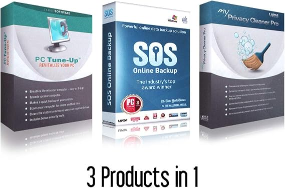 PC Tune-Up, Privacy Cleaner with SOS Backup - 2014 Security Essentials Suite