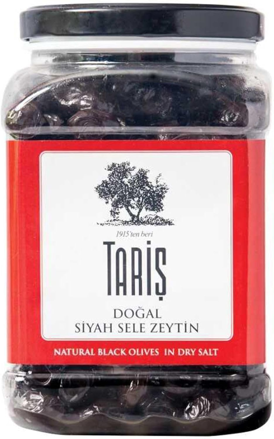 Tariş Doğal Siyah Sele Zeytin 1000 gr