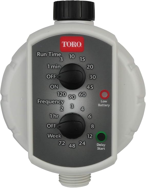 Toro 53453 Low-Pressure Tap Timer, Light Grey