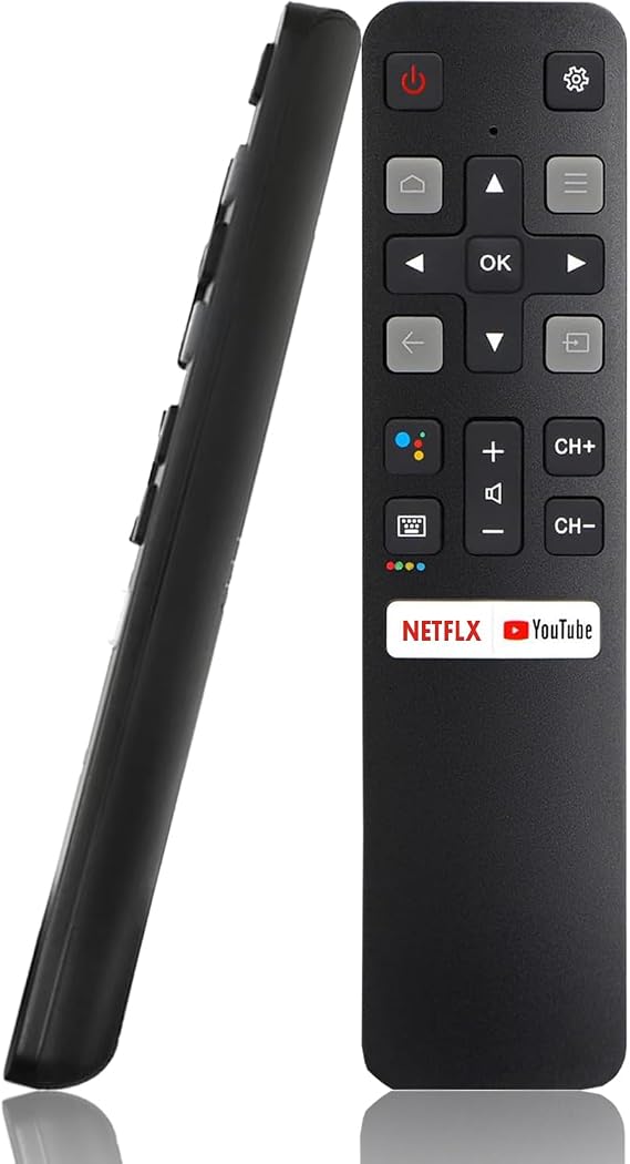 Remote Control (RC802V FNR1) Replacement for All TCL TV | Remote Compatible for All TCL LCD LED QLED 3D 4K UHD Smart TV with Shortcut Buttons, Without Voice Function