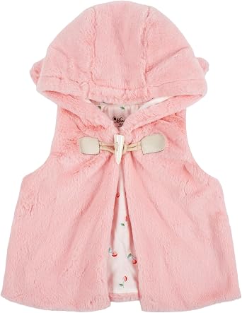 Toddler Girl Fleece Vest - Breathable, Soft & Warm Baby Vest for Fall Winter Clothes Fleece Cozy 9M-3T