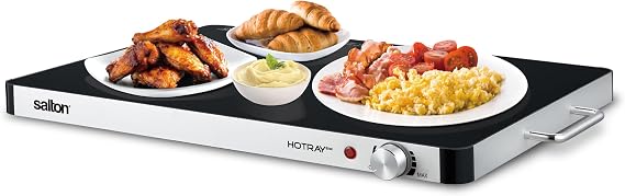 Salton Hotray XL Tempered Glass Warming Tray