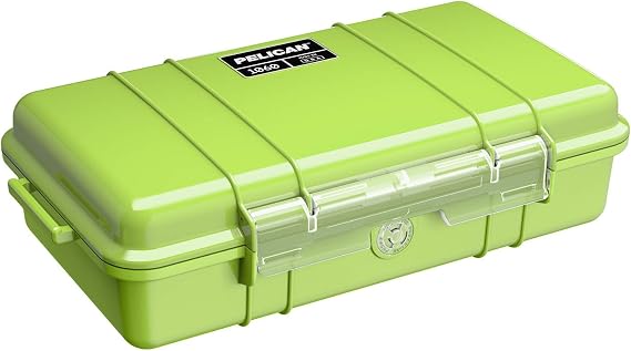 Pelican 1060 Micro Case - for iPhone, GoPro, Camera, and More (Bright Green)
