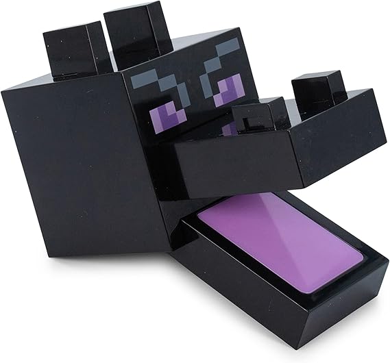 Minecraft Purple Ender Dragon Plug-in Nightlight with Auto Dusk to Dawn Sensor | LED Mood Light for Kids Bedroom, Play Room, Hallway | Home Decor Room Essentials | Video Game Gifts and Collectibles