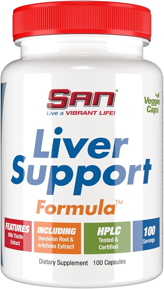 SANs Liver Support Matrix - Liver Cleanse Detox & Repair Formula - Herbal Liver Support Supplement with Milk Thistle, Dandelion Root and Artichoke Extract - Silymarin Milk Thistle 100 Capsules