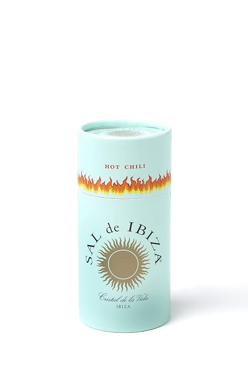 Sal De Ibiza Granito Salt Shaker (Hot Chili, 2.47 Ounce)
