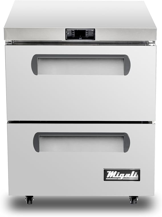 Migali C-U27F-D-HC 27 Under-counter & Work Top Freezer with Drawers