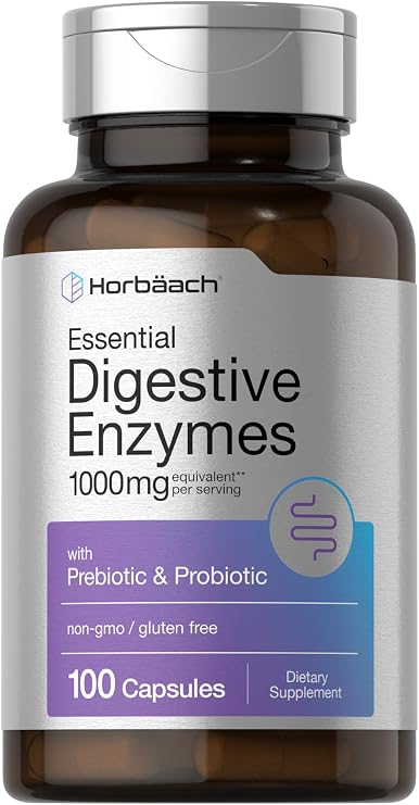 Horbaach Essential Digestive Enzymes | 100 Capsules