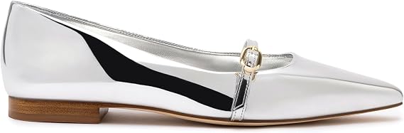Irene Flat In Silver Specchio