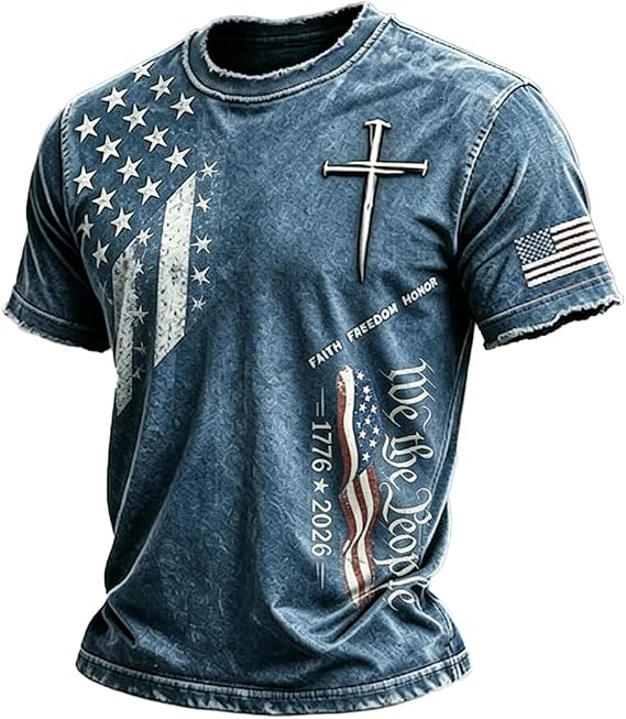 Patriot We The People T-Shirt 250 Years of America 1776-2026 Tee 250 Years