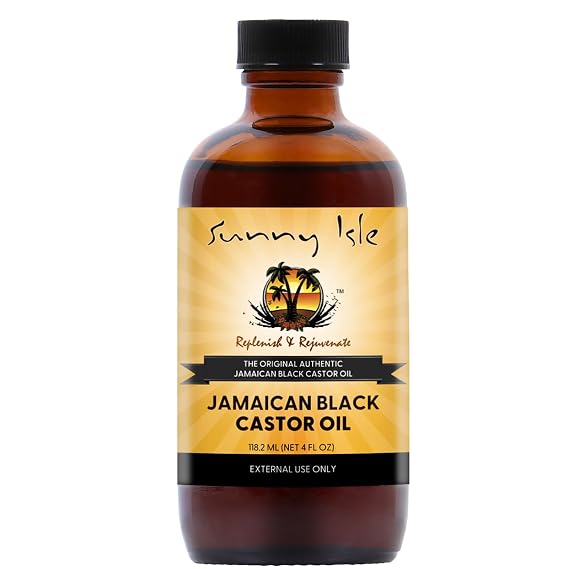 Sunny Isle Jamaican Black Castor Oil 4oz, Original, Authentic