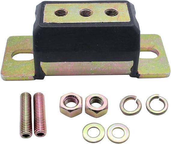 Prothane Transmission Mount Kit 7-1604-BK 1 or 2 Bolt Style Compatible with 1958-02 TH350 TH400 GM Olds