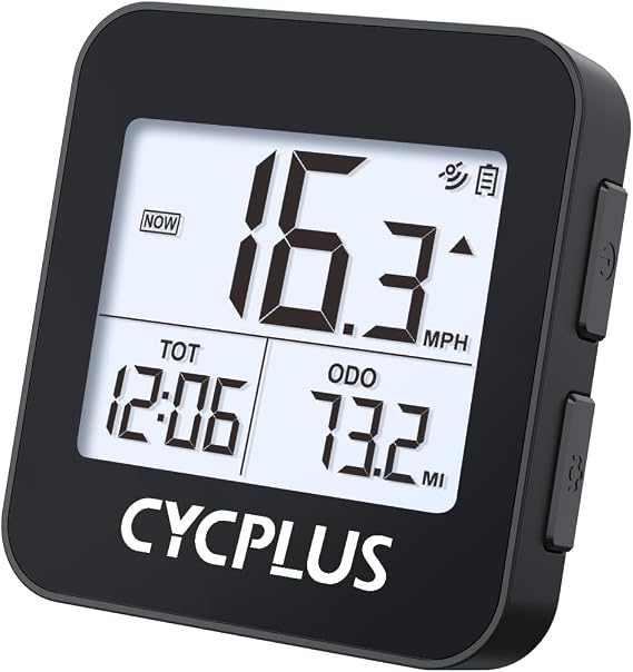 CYCPLUS Wireless GPS Bike Computer G1, 70g, 2.0" Screen, IPX6, 1200mAh | Pocket-Size, Bicycle Speedometer Odometer with Automatic Backlight, >55h Working Time, Provide Professional Data Analysis