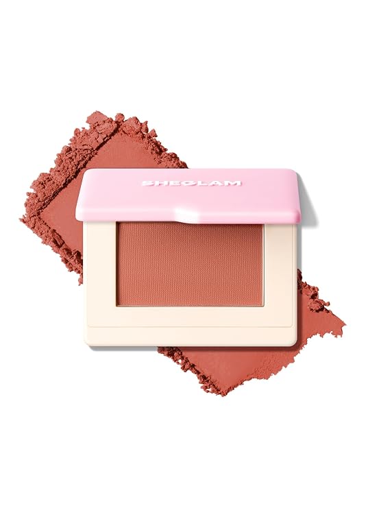 SHEGLAM Dream Touch Blush Blends Seamlessly Lightweight, Smooth, Blendable, Long-lasting Powder Blush-103 Hush Hush