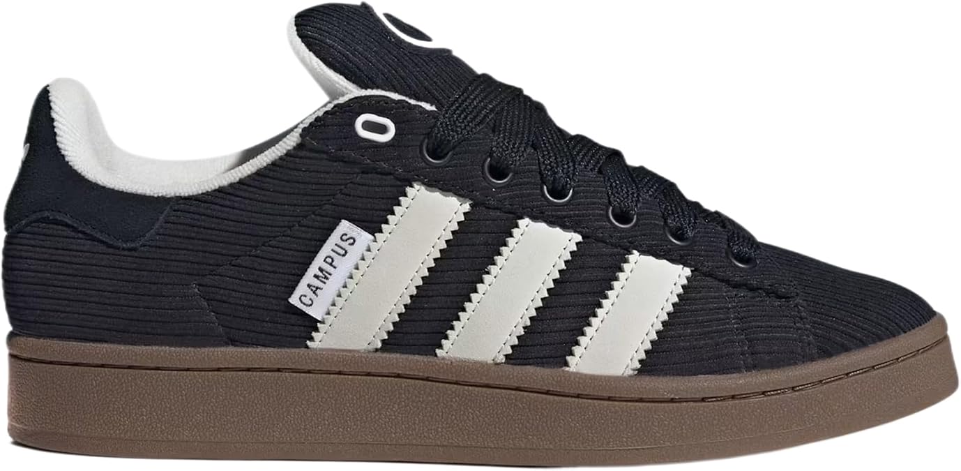 adidas Campus 00s Mens Lifestyle Shoes (Core Black/White/Gum) Size 9.5