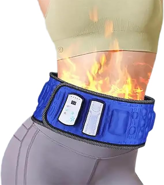 TsoLay Electric Vibrating Slimming Belt, Electric Slimming Belt, Belly Fat Burner, with 38 Kinds of Gear Adjustment & 18 Magnets, for Home and Office and Multi Parts of The Body can be Used
