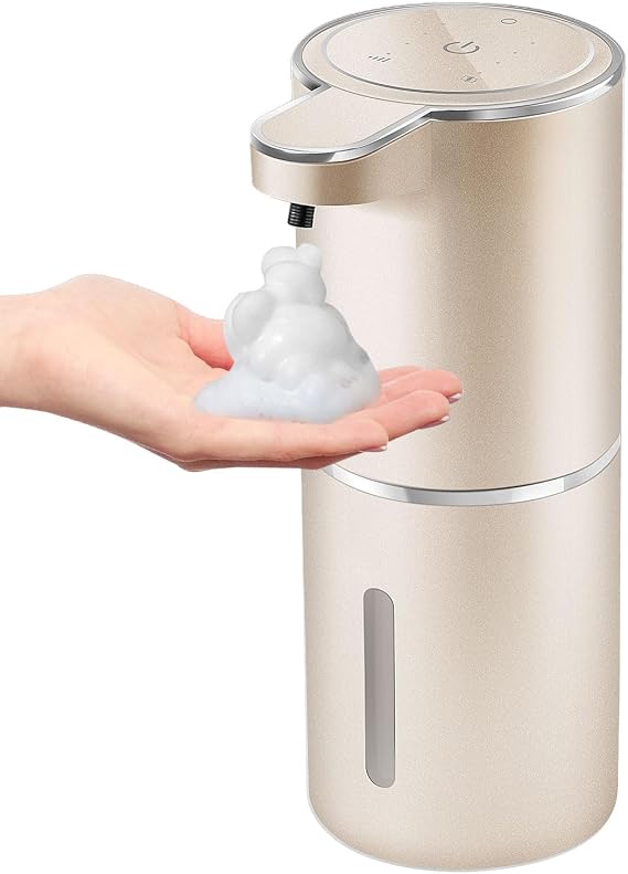 Automatic Foaming Soap Dispenser, 4-Level Adjustable Foam, Wall Mount