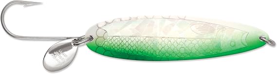 Luhr Jensen 4.0 Coyote Spoon Live Image / Neon Green Side Stripe
