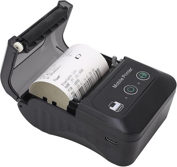 Thermal Label Maker Machine, 2 Inch Cordless Portable USB Label Printer, Receipt Printer, QR Code Printer for iOS, for Android, for