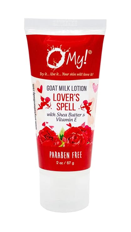 O My! Goat Milk Lotion | Made with Farm-Fresh Goat Milk | Shea Butter and Vit E | Free of Parabens & More | Handcrafted in USA