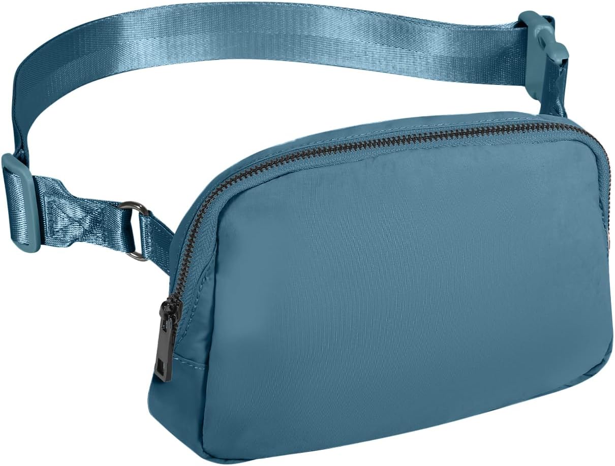INTINI Everywhere Belt Bag – Large, Crossbody Fanny Pack Women 56 Inch Plus Size Waist Cross Body Fashion Blue