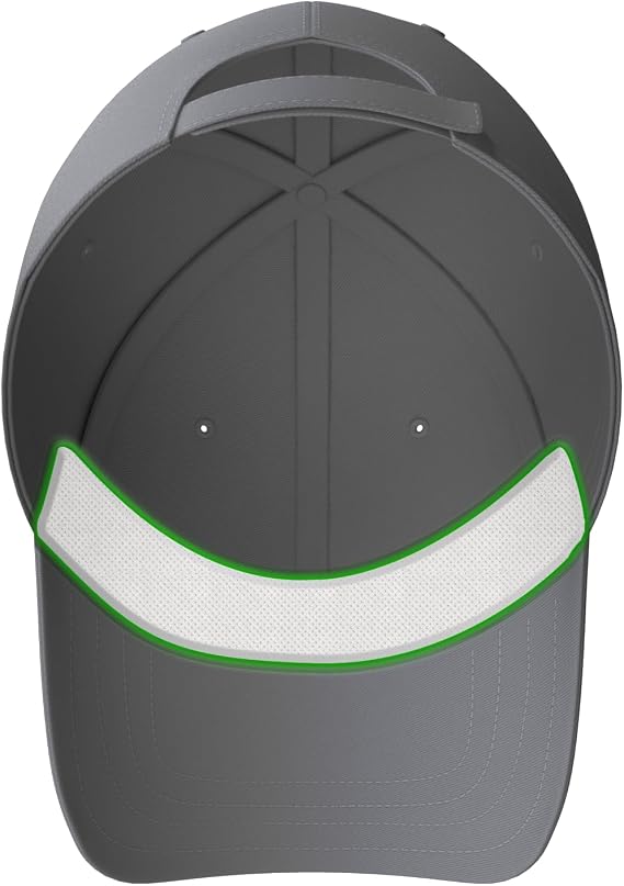 Hat & Cap Sweat Guard Liner | PGA Tour Officially Licensed | Visor Sweatband | Made in the USA - 3 | 6 | 12 | 25 Pack