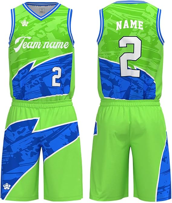 Custom Basketball Jerseys & Uniforms Add Name Number Team Logo for Men/Boy/Girl