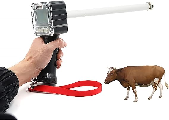 Cattle Heat Detector, Automatic Ovulation Detector, Test Cattle and Horse Mating Information, Easy to Clean Cattle Equipment, Cattle Estrogen Tester for Pregnancy Planning Breeding Pairing.