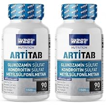 West Nutrition Artitab Glukozamin Kondroitin Msm (Tip 2 Collagen Ve Hyarulonik Asit) 2 X 90 Tablet