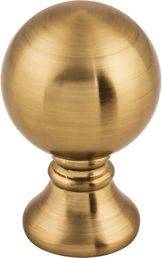 Top Knobs Kara 1" Diameter Round Knob Honey Bronze