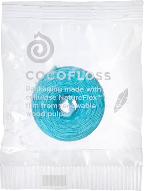 Cocofloss Woven Dental Floss Refill by COCOLAB, Mint Scent, 1-Pack | Dentist-designed, 500+ interwoven fibers, coconut oil infused, cruelty-free & vegan, adults & kids daily oral care