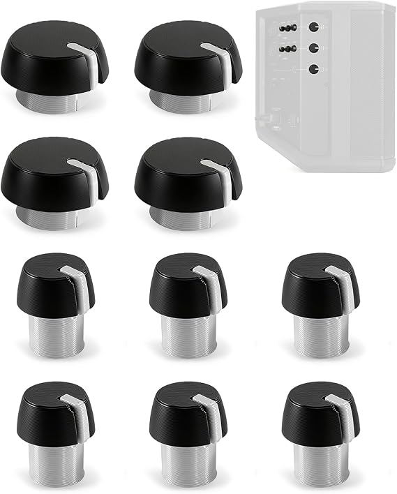 Replacement Knob Set Fit for Bose S1 Pro, Easy SnapOn Installation | Enhanced Durability, Includes 6 Small buttons and 4 Large Buttons, Firmly Installed