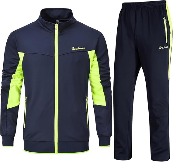 Rdruko Jogginganzug Herren Set Trainingsanzug Sportanzug Langarm Freizeitanzug Männer Tracksuit für Fußball Gym