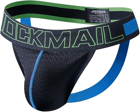 Mens Jockstrap Underwear Wide Belt Athletic Supporter Mens Thongs Sport Underwear Jock Strap