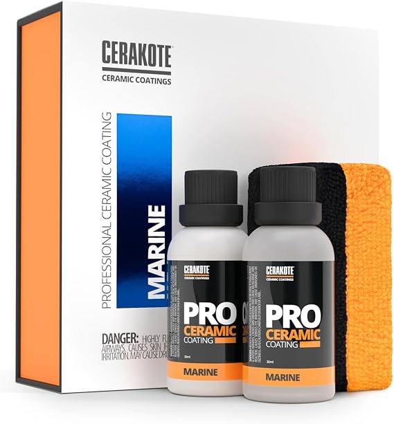CERAKOTE Marine Ceramic Coating for Boats, Professional 60 ml Kit