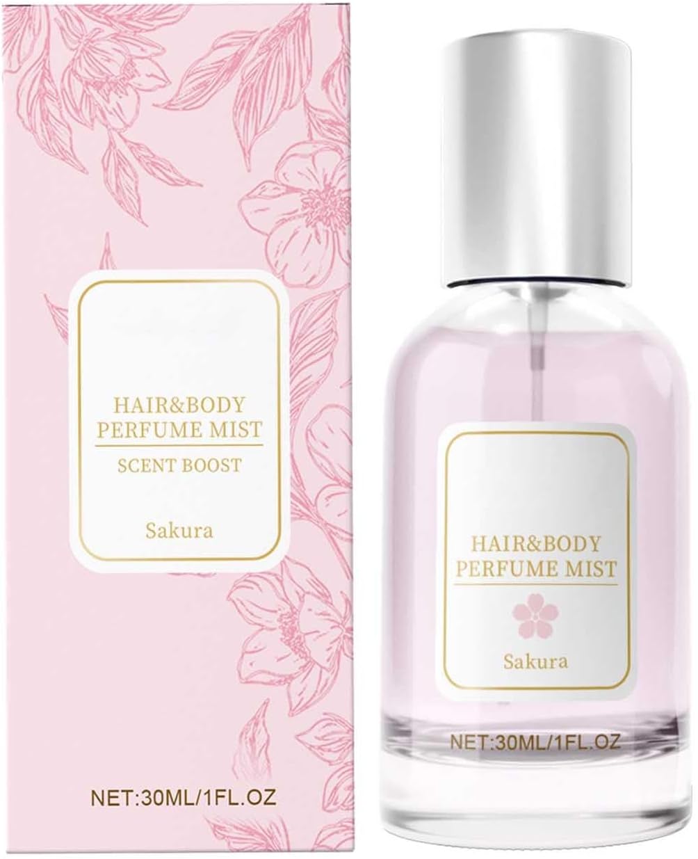 Cherry Blossom Perfume, Womens, 1.0 fl oz 30 ml, Portable, Parfum, Cherry Scent, Popular, Womens, Parfum, Long Lasting Fragrance, Refreshing, Good Smell, Eau de Parfum, Perfume, Long Lasting Scent