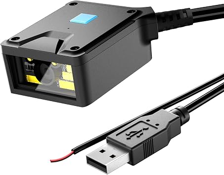 NetumScan 2D Embedded Fixed Barcode Scanner Scan Engine, Industrial Grade 1D 2D QR Barcode Reader, Automatic Induction Scanning,USB Port Suitable for Self-Service Terminals and Factory Assembly Lines