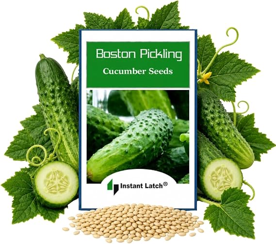 100 Boston Pickling Cucumber Seeds for Planting Non GMO Heirloom Seeds