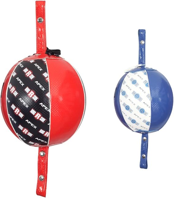 Ringside Ringside Apex Double End Bag, Black/White, 7"