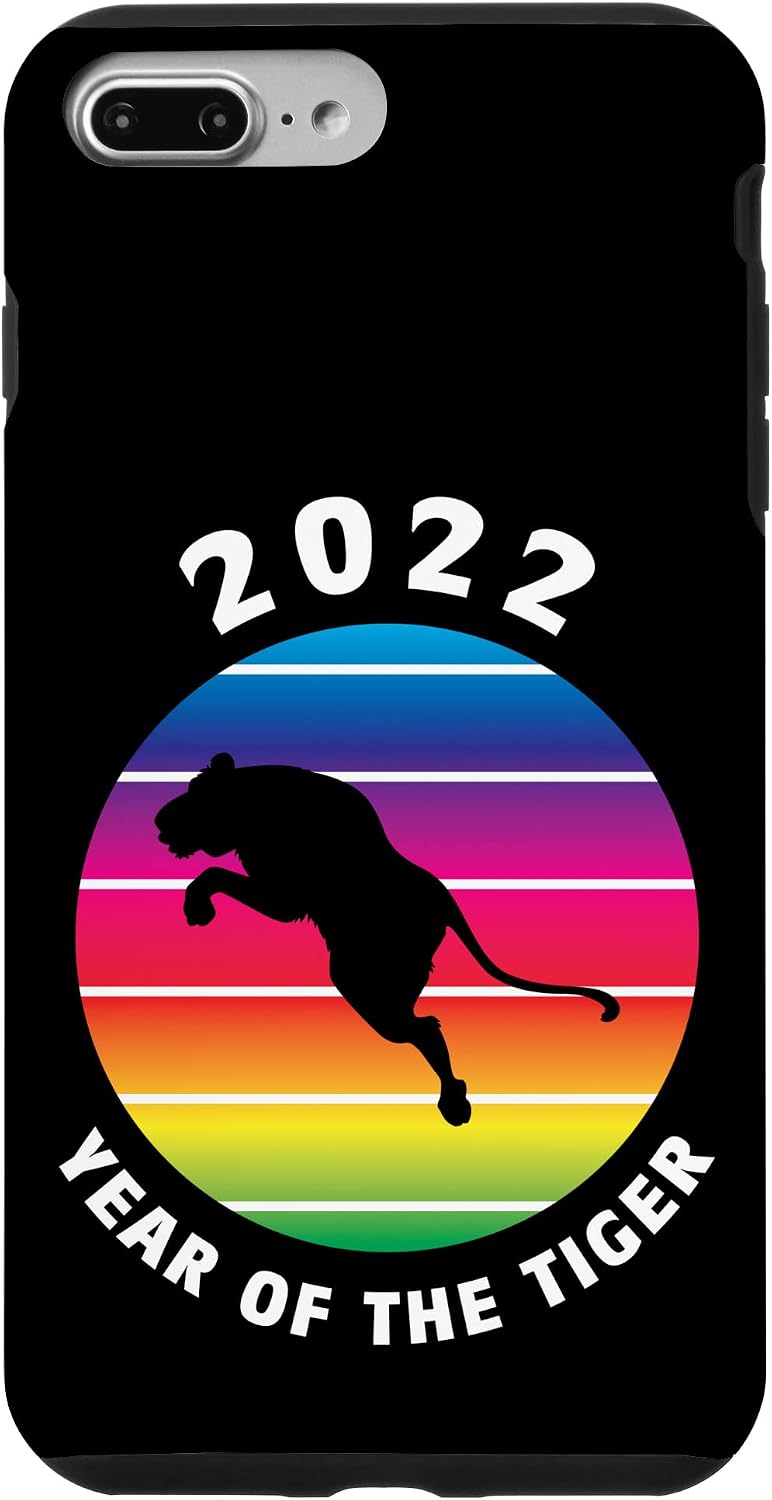 iPhone 7 Plus8 Plus Chinese New Year Lunar 2022 Year of Tiger Lucky Rainbow Case